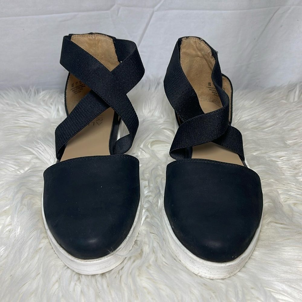Naturalizer Raleigh Black Strappy Slip On Sandals Sz 9 - Picture 3 of 7